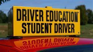 driver education sign