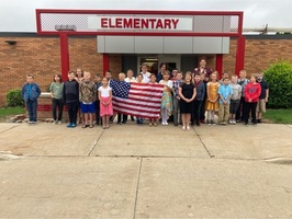 Fourth Grade Receives New Flag
