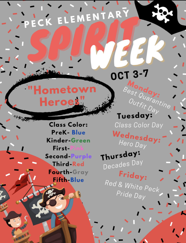 elementary spirit week