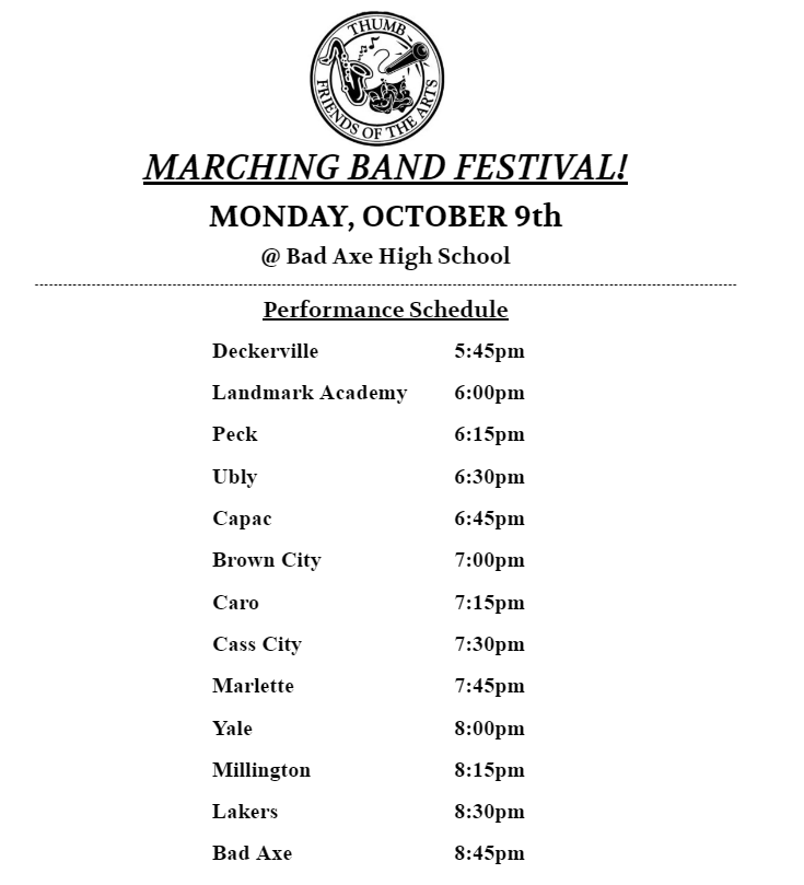 Schedule