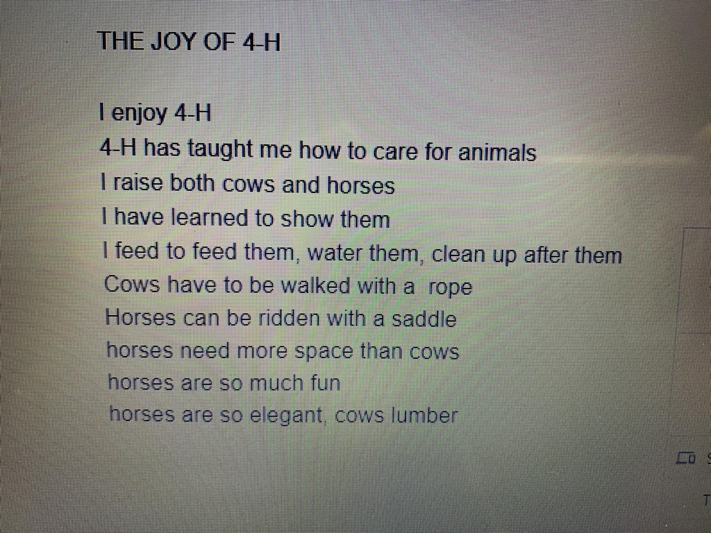Fifth Grade poems
